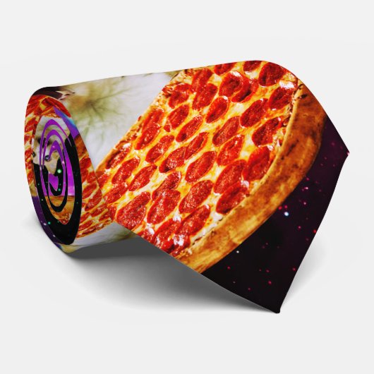 Pizzakatze Krawatte (Gerollt)