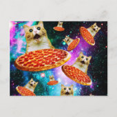 Pizzakatze Postkarte (Vorderseite)