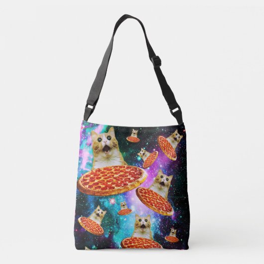 Pizzakatze Tragetaschen Mit Langen Trägern (Rückseite)