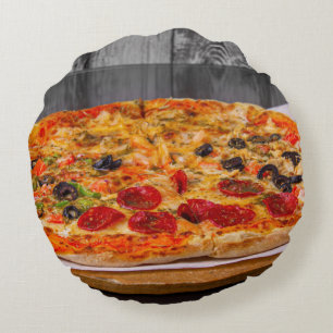 Pizzakolat Rundes Kissen