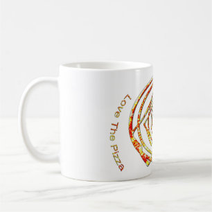 Pizzakunst-Tasse Kaffeetasse