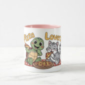 Pizzaliebhaber Tasse (Zentrum)
