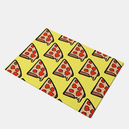 Pizzalschnitt Fußmatte (Schrägansicht)