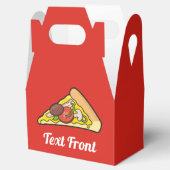 Pizzalschnitt Geschenkschachtel (Geöffnet)