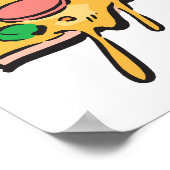 Pizzalschnitt Poster (Ecke)