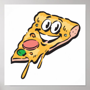 Pizzalschnitt Poster