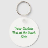 Pizzalschnitt Schlüsselanhänger (Rückseite)