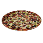 Pizzamit den Werken Schneidebrett (Ecke)