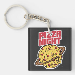 Pizzanacht Schlüsselanhänger