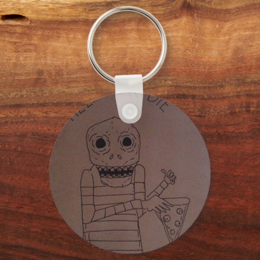 Pizzanerin Schlüsselanhänger (Vorderseite)