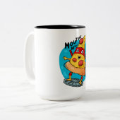 Pizzapfelmoutant Zweifarbige Tasse (Vorderseite Links)