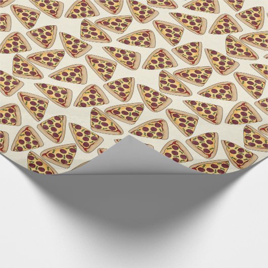 Pizzapierpapier Geschenkpapier (Ecke)