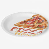 Pizzaplatte Pappteller (Schrägansicht)