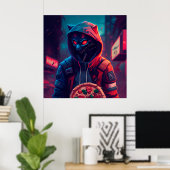 Pizzaposter Poster (Heimbüro)