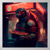 Pizzaposter Poster (Vorne)