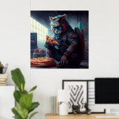 Pizzaposter Poster (Heimbüro)