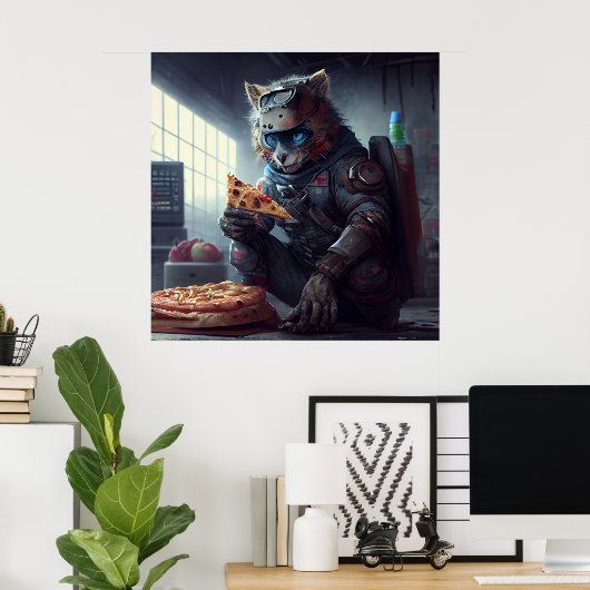 Pizzaposter Poster (Heimbüro)