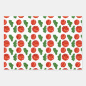 Pizzapustradel zum Verpacken von Papierblättern Geschenkpapier Set (Vorderseite 3)