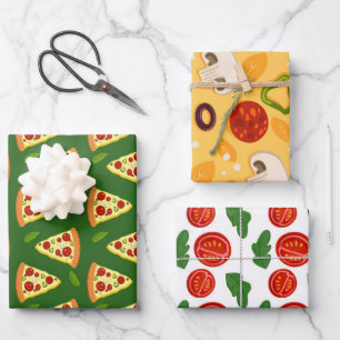 Pizzapustradel zum Verpacken von Papierblättern Geschenkpapier Set