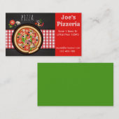 Pizzarestaurant oder Cateringgeschäft Visitenkarte (Vorne/Hinten)