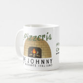 Pizzaria de Johnny, Costa Rica Kaffeetasse (Vorderseite Links)