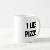 Pizzas - linkshändig kaffeetasse (VorderseiteRechts)