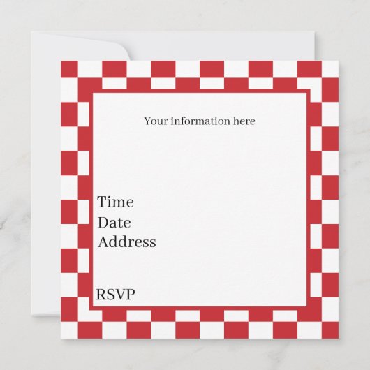 Pizzas-Party für coole Koch Einladung (Rückseite)