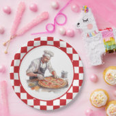 Pizzas-Party für coole Koch Pappteller (Party)