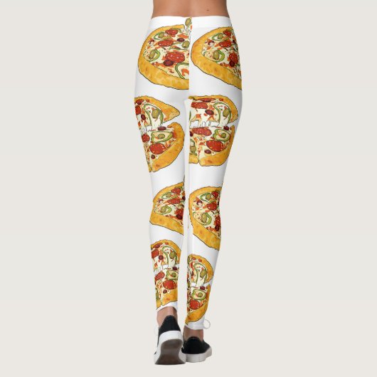 **PIZZAS PIZZA PIZZA* FUNNE LEGGINGS (Rückseite)