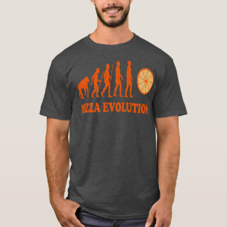 Pizzas salami ham musroom tomato Italien rot weiß T-Shirt