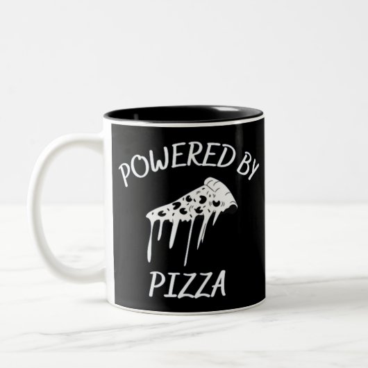 Pizzas Zweifarbige Tasse (Links)