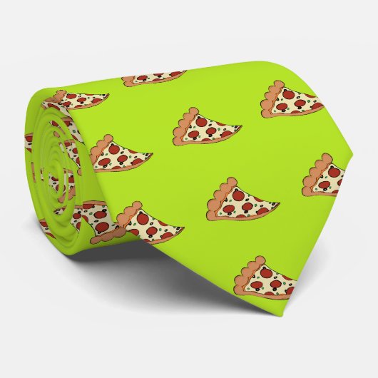 Pizzascheibe-Entwurfs-Krawatte Krawatte (Gerollt)