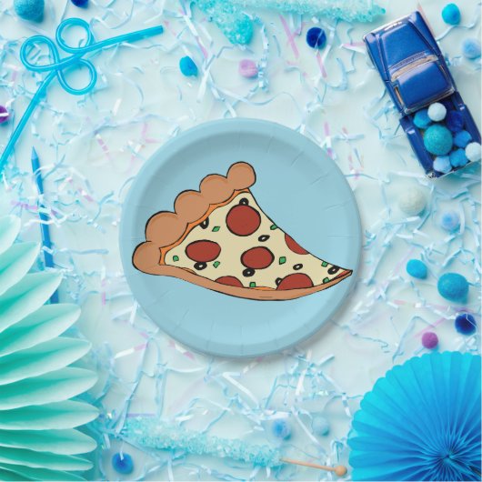 Pizzascheibe-Pappteller Pappteller (Party)