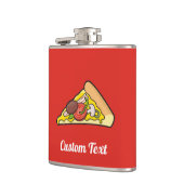 Pizzascheiben-Flasche Flachmann (Links)