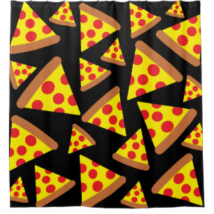 Pizzaschnittmuster Duschvorhang