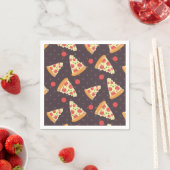 Pizzaschnittungen Party-Papierservietten Serviette (Beispiel)