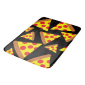 Pizzaslicdesign Badematte (Schrägansicht)