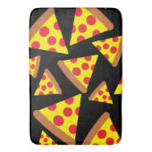 Pizzaslicdesign Badematte (Vorderseite Vertikal)