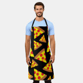 Pizzaslicdesign Schürze (Getragen)
