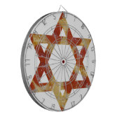 Pizzastern Dartscheibe (Vorderseite Links)