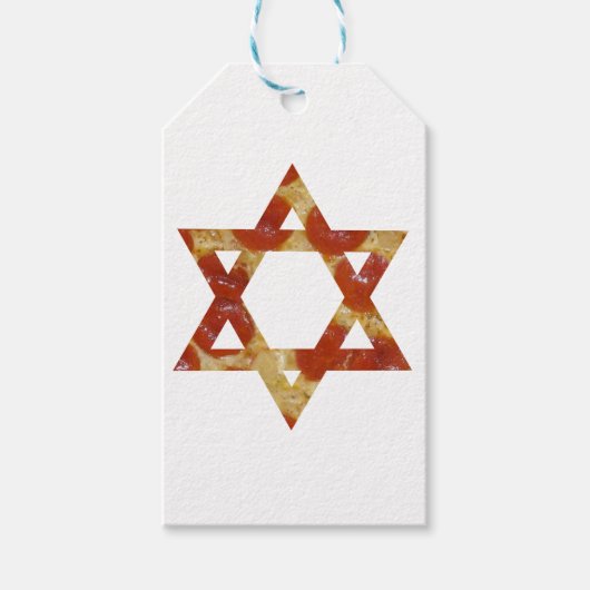 Pizzastern Geschenkanhänger (Vorderseite)