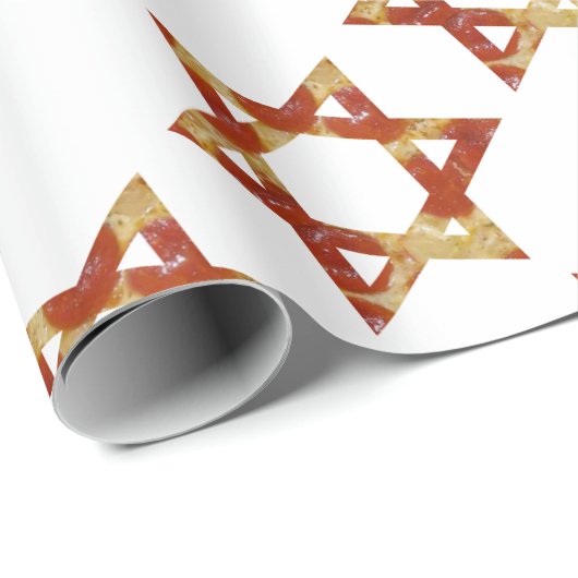 Pizzastern Geschenkpapier (Rolleneckpunkt)