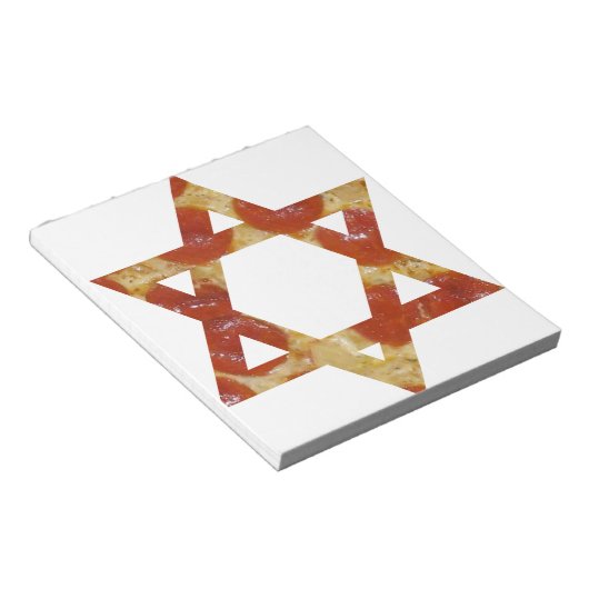 Pizzastern Notizblock (angewinkelt)