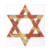 Pizzastern Notizblock (Vorderseite)