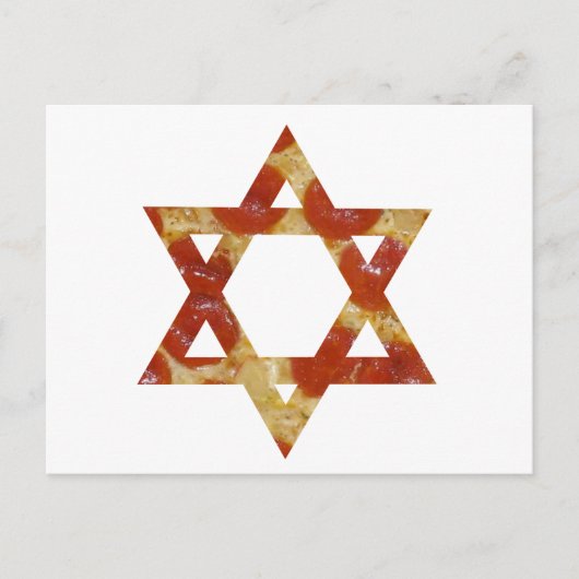 Pizzastern Postkarte (Vorderseite)