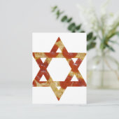 Pizzastern Postkarte (Stehend Vorderseite)