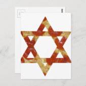 Pizzastern Postkarte (Vorne/Hinten)