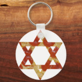 Pizzastern Schlüsselanhänger (Vorderseite)