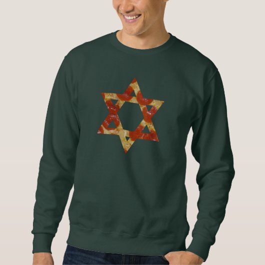 Pizzastern Sweatshirt (Vorderseite)