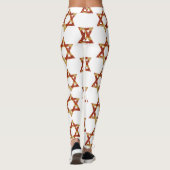 Pizzastern von daviden Leggings (Rückseite)